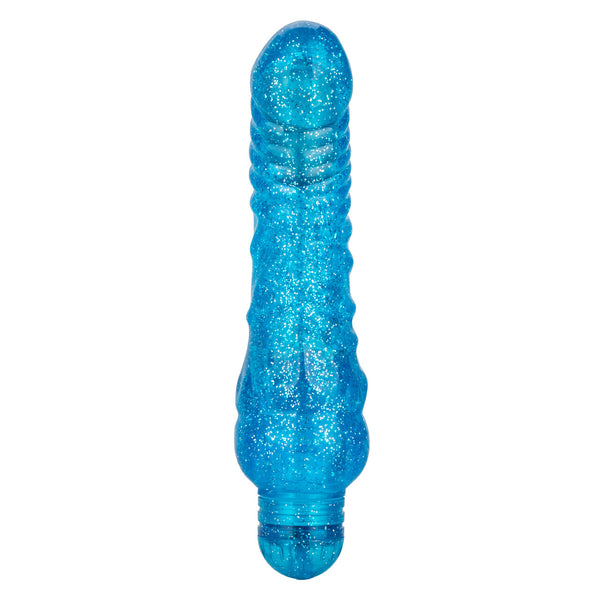 Personality Vibes Sparkle Glitter Jack Vibrator - Blue