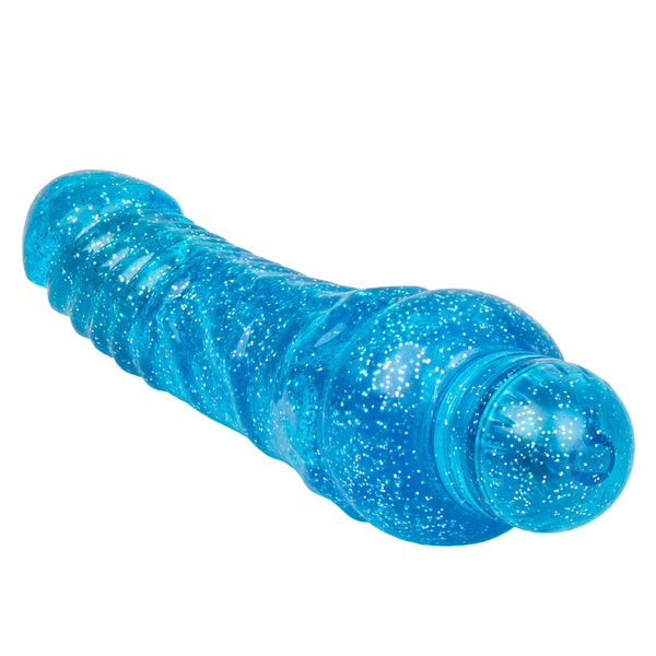 Personality Vibes Sparkle Glitter Jack Vibrator - Blue
