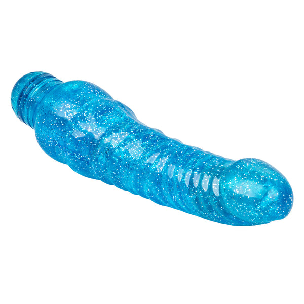 Personality Vibes Sparkle Glitter Jack Vibrator - Blue