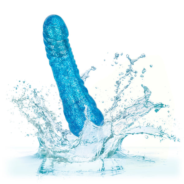 Personality Vibes Sparkle Glitter Jack Vibrator - Blue