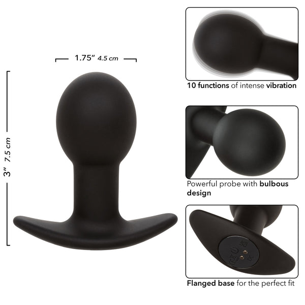 CalExotics Rock Bottom Pop Probe Rechargeable Anal Vibrator - Extreme Toyz Singapore - https://extremetoyz.com.sg - Sex Toys and Lingerie Online Store - Bondage Gear / Vibrators / Electrosex Toys / Wireless Remote Control Vibes / Sexy Lingerie and Role Play / BDSM / Dungeon Furnitures / Dildos and Strap Ons &nbsp;/ Anal and Prostate Massagers / Anal Douche and Cleaning Aide / Delay Sprays and Gels / Lubricants and more...