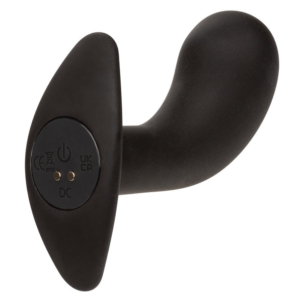 CalExotics Rock Bottom Curved Probe Rechargeable Prostate Vibrator - Extreme Toyz Singapore - https://extremetoyz.com.sg - Sex Toys and Lingerie Online Store - Bondage Gear / Vibrators / Electrosex Toys / Wireless Remote Control Vibes / Sexy Lingerie and Role Play / BDSM / Dungeon Furnitures / Dildos and Strap Ons &nbsp;/ Anal and Prostate Massagers / Anal Douche and Cleaning Aide / Delay Sprays and Gels / Lubricants and more...