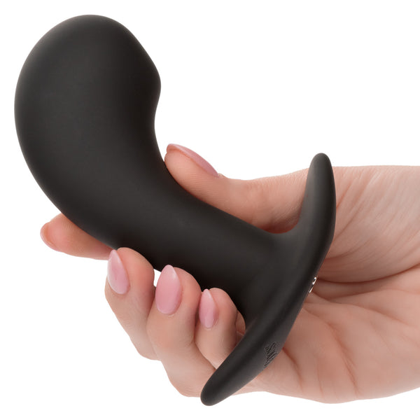 CalExotics Rock Bottom Curved Probe Rechargeable Prostate Vibrator - Extreme Toyz Singapore - https://extremetoyz.com.sg - Sex Toys and Lingerie Online Store - Bondage Gear / Vibrators / Electrosex Toys / Wireless Remote Control Vibes / Sexy Lingerie and Role Play / BDSM / Dungeon Furnitures / Dildos and Strap Ons &nbsp;/ Anal and Prostate Massagers / Anal Douche and Cleaning Aide / Delay Sprays and Gels / Lubricants and more...