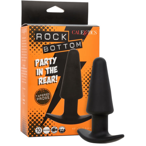 CalExotics Rock Bottom Tapered Probe Rechargeable Anal Vibrator - Extreme Toyz Singapore - https://extremetoyz.com.sg - Sex Toys and Lingerie Online Store - Bondage Gear / Vibrators / Electrosex Toys / Wireless Remote Control Vibes / Sexy Lingerie and Role Play / BDSM / Dungeon Furnitures / Dildos and Strap Ons &nbsp;/ Anal and Prostate Massagers / Anal Douche and Cleaning Aide / Delay Sprays and Gels / Lubricants and more...