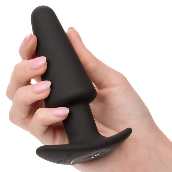 CalExotics Rock Bottom Tapered Probe Rechargeable Anal Vibrator - Extreme Toyz Singapore - https://extremetoyz.com.sg - Sex Toys and Lingerie Online Store - Bondage Gear / Vibrators / Electrosex Toys / Wireless Remote Control Vibes / Sexy Lingerie and Role Play / BDSM / Dungeon Furnitures / Dildos and Strap Ons &nbsp;/ Anal and Prostate Massagers / Anal Douche and Cleaning Aide / Delay Sprays and Gels / Lubricants and more...