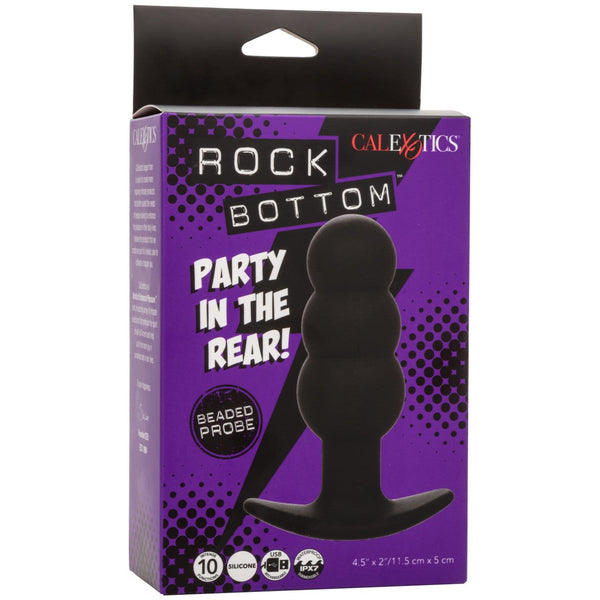 CalExotics Rock Bottom Beaded Probe Rechargeable Anal Vibrator - Extreme Toyz Singapore - https://extremetoyz.com.sg - Sex Toys and Lingerie Online Store - Bondage Gear / Vibrators / Electrosex Toys / Wireless Remote Control Vibes / Sexy Lingerie and Role Play / BDSM / Dungeon Furnitures / Dildos and Strap Ons &nbsp;/ Anal and Prostate Massagers / Anal Douche and Cleaning Aide / Delay Sprays and Gels / Lubricants and more...