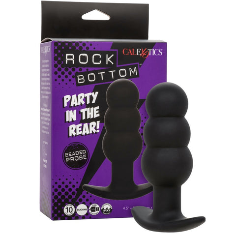 CalExotics Rock Bottom Beaded Probe Rechargeable Anal Vibrator - Extreme Toyz Singapore - https://extremetoyz.com.sg - Sex Toys and Lingerie Online Store - Bondage Gear / Vibrators / Electrosex Toys / Wireless Remote Control Vibes / Sexy Lingerie and Role Play / BDSM / Dungeon Furnitures / Dildos and Strap Ons &nbsp;/ Anal and Prostate Massagers / Anal Douche and Cleaning Aide / Delay Sprays and Gels / Lubricants and more...