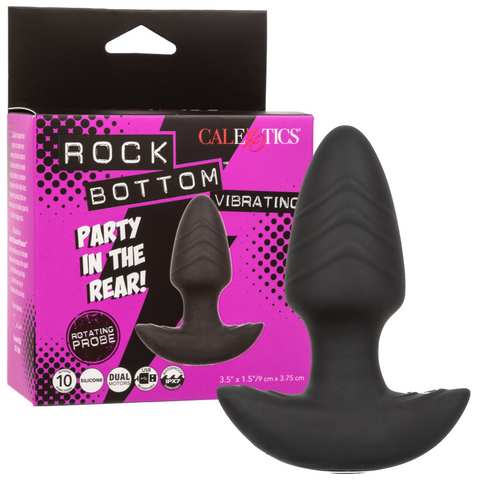 Rock Bottom Rechargeable Vibrating & Rotating Anal Probe