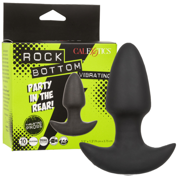 Rock Bottom Rechargeable Vibrating & Thrusting Anal Probe