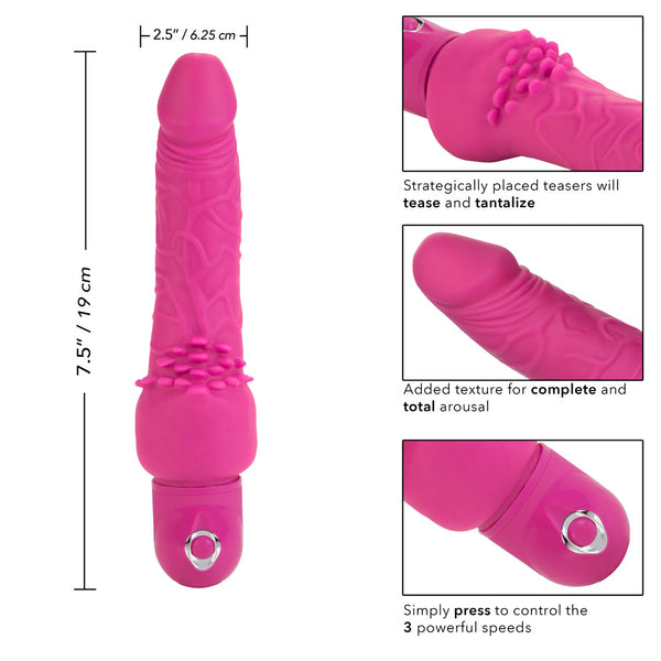 Studs Bendie Stud Cliterrific Vibrator - Pink