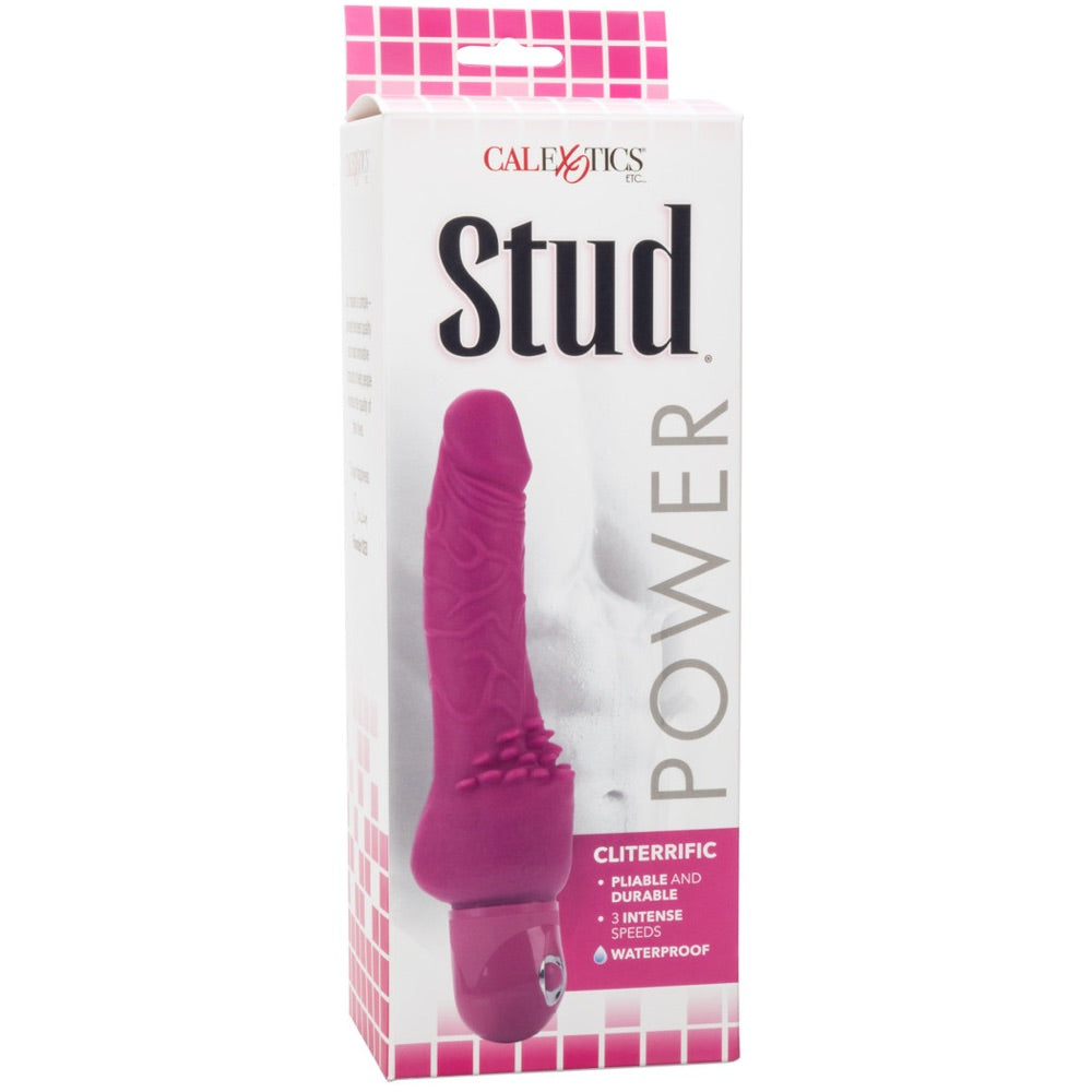 Studs Bendie Stud Cliterrific Vibrator - Pink