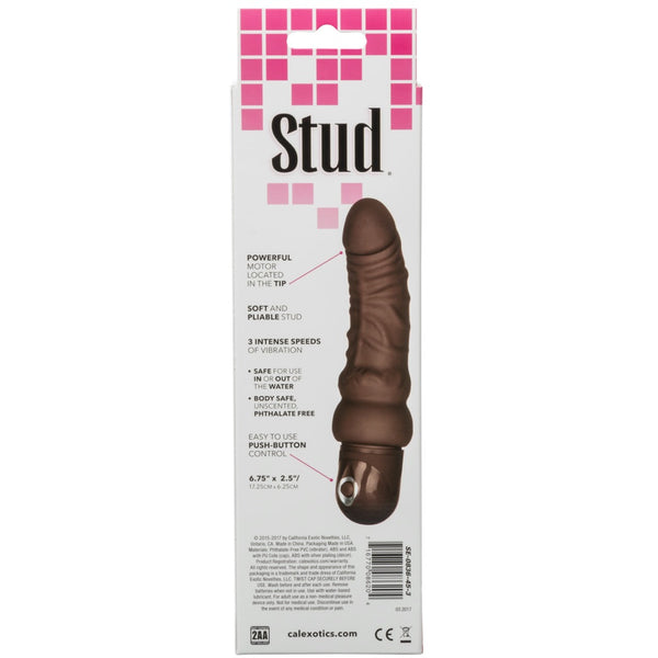 Studs Power Stud Curvy Vibrator - Brown