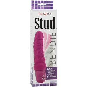 Studs Bendie Power Stud Curvy Vibrator - Pink