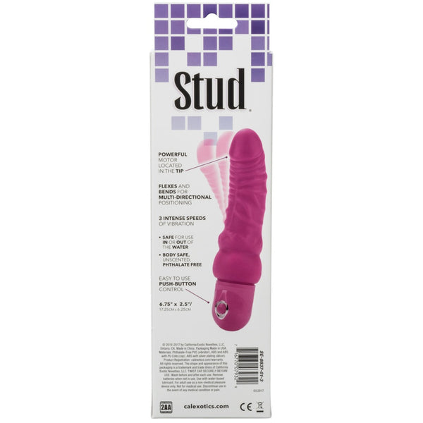 Studs Bendie Power Stud Curvy Vibrator - Pink