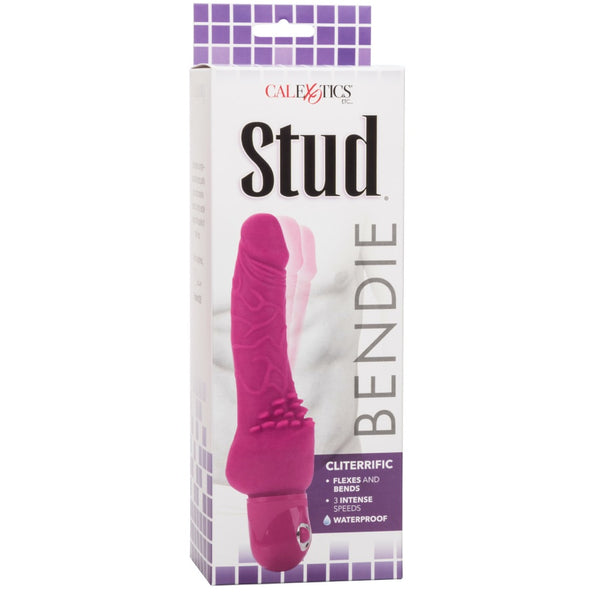 CalExotics Bendie Stud Cliterrific Vibrating Dildo - Extreme Toyz Singapore - https://extremetoyz.com.sg - Sex Toys and Lingerie Online Store - Bondage Gear / Vibrators / Electrosex Toys / Wireless Remote Control Vibes / Sexy Lingerie and Role Play / BDSM / Dungeon Furnitures / Dildos and Strap Ons  / Anal and Prostate Massagers / Anal Douche and Cleaning Aide / Delay Sprays and Gels / Lubricants and more...