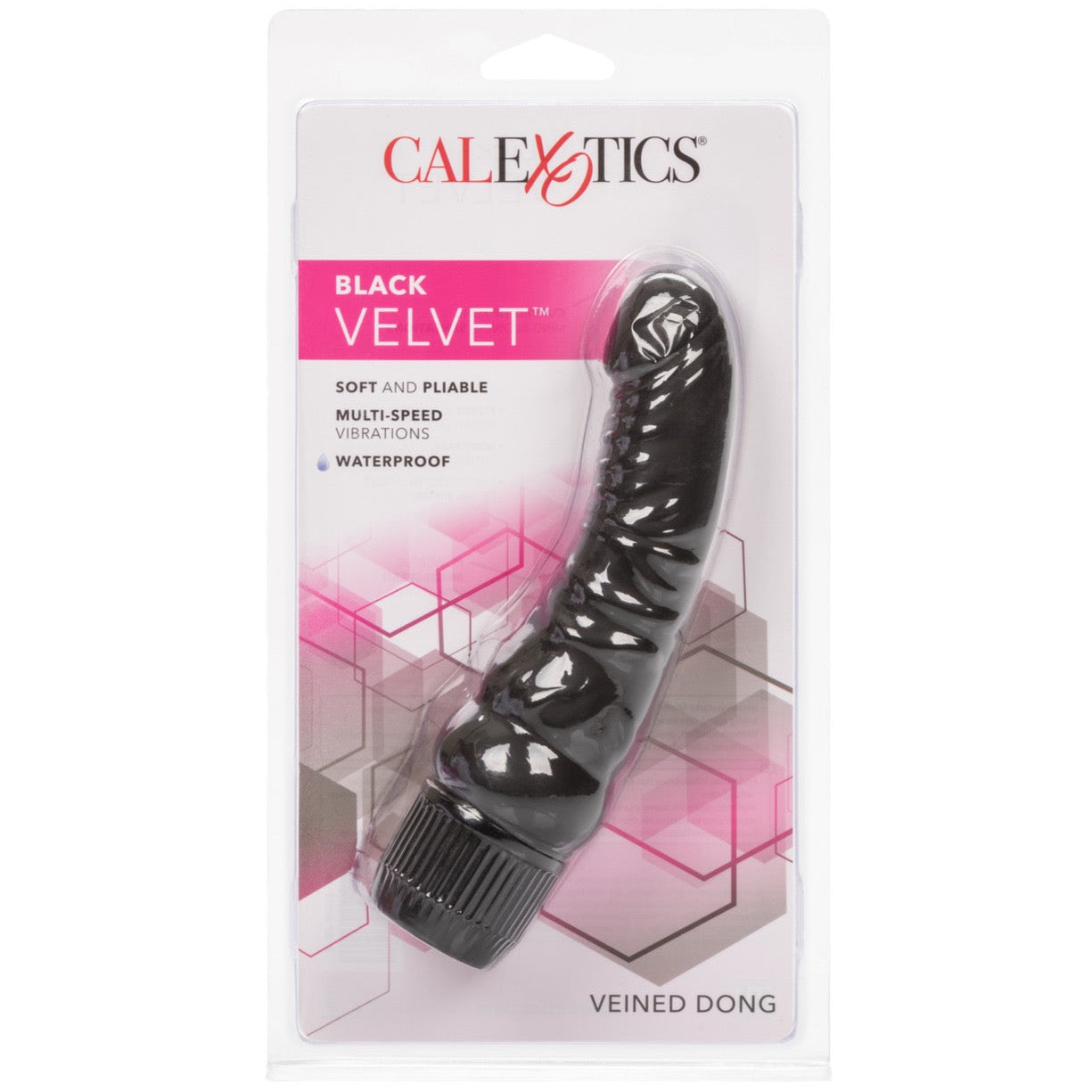 CalExotics Playful Dongs Black Velvet Veined Dong - Extreme Toyz Singapore - https://extremetoyz.com.sg - Sex Toys and Lingerie Online Store - Bondage Gear / Vibrators / Electrosex Toys / Wireless Remote Control Vibes / Sexy Lingerie and Role Play / BDSM / Dungeon Furnitures / Dildos and Strap Ons &nbsp;/ Anal and Prostate Massagers / Anal Douche and Cleaning Aide / Delay Sprays and Gels / Lubricants and more...