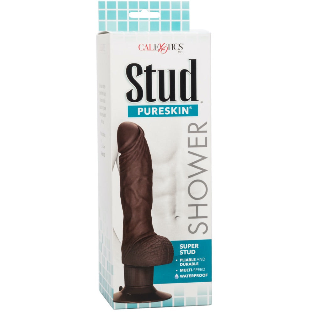 Studs Shower Stud Super Stud Vibrator - Brown