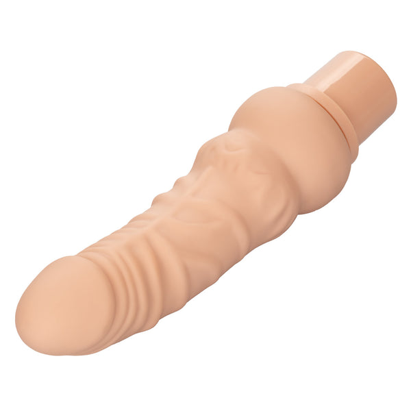 Studs Rechargeable Power Stud Curvy Vibrator - Ivory