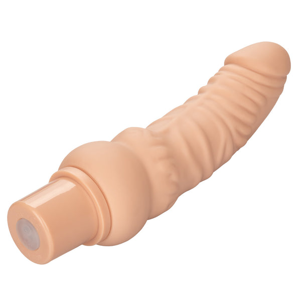 Studs Rechargeable Power Stud Curvy Vibrator - Ivory