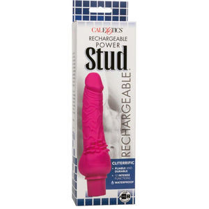 Studs Rechargeable Power Stud Cliterrific Vibrator - Pink