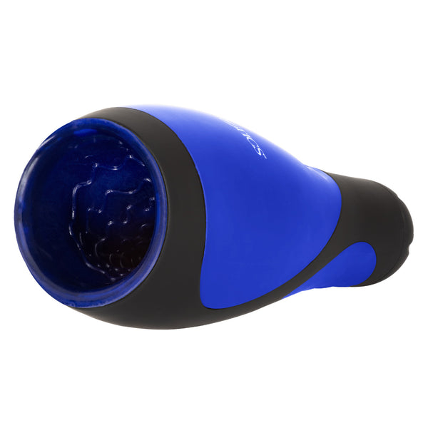 CalExotics Apollo Power Stroker - Blue - Extreme Toyz Singapore - https://extremetoyz.com.sg - Sex Toys and Lingerie Online Store - Bondage Gear / Vibrators / Electrosex Toys / Wireless Remote Control Vibes / Sexy Lingerie and Role Play / BDSM / Dungeon Furnitures / Dildos and Strap Ons &nbsp;/ Anal and Prostate Massagers / Anal Douche and Cleaning Aide / Delay Sprays and Gels / Lubricants and more...