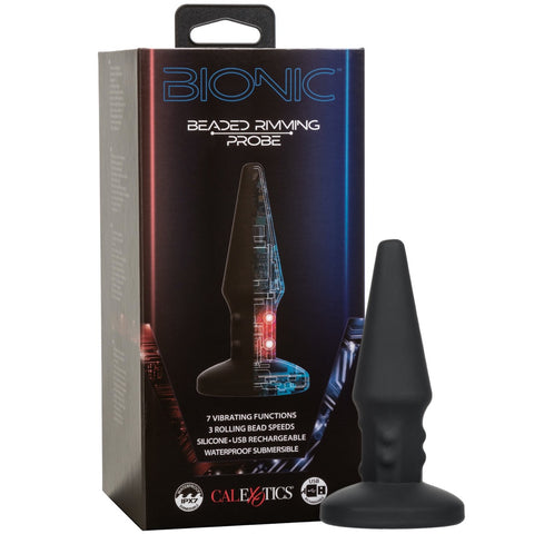 CalExotics Bionic Beaded Rimming Probe - Extreme Toyz Singapore - https://extremetoyz.com.sg - Sex Toys and Lingerie Online Store - Bondage Gear / Vibrators / Electrosex Toys / Wireless Remote Control Vibes / Sexy Lingerie and Role Play / BDSM / Dungeon Furnitures / Dildos and Strap Ons &nbsp;/ Anal and Prostate Massagers / Anal Douche and Cleaning Aide / Delay Sprays and Gels / Lubricants and more...