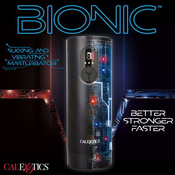 CalExotics Bionic Sucking and Vibrating Masturbator - Extreme Toyz Singapore - https://extremetoyz.com.sg - Sex Toys and Lingerie Online Store - Bondage Gear / Vibrators / Electrosex Toys / Wireless Remote Control Vibes / Sexy Lingerie and Role Play / BDSM / Dungeon Furnitures / Dildos and Strap Ons &nbsp;/ Anal and Prostate Massagers / Anal Douche and Cleaning Aide / Delay Sprays and Gels / Lubricants and more...
