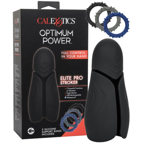 CalExotics Optimum Power Elite Pro Stroker - Extreme Toyz Singapore - https://extremetoyz.com.sg - Sex Toys and Lingerie Online Store - Bondage Gear / Vibrators / Electrosex Toys / Wireless Remote Control Vibes / Sexy Lingerie and Role Play / BDSM / Dungeon Furnitures / Dildos and Strap Ons &nbsp;/ Anal and Prostate Massagers / Anal Douche and Cleaning Aide / Delay Sprays and Gels / Lubricants and more...