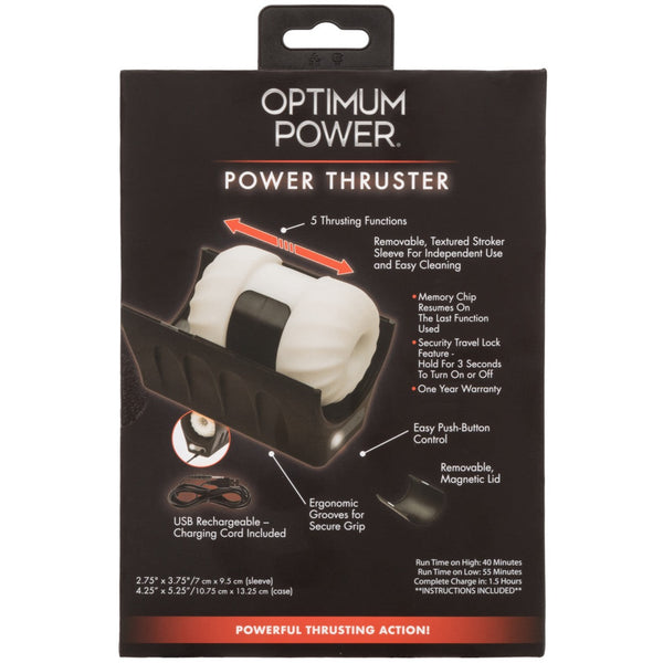 CalExotics Optimum Power Rechargeable Power Thruster - Extreme Toyz Singapore - https://extremetoyz.com.sg - Sex Toys and Lingerie Online Store - Bondage Gear / Vibrators / Electrosex Toys / Wireless Remote Control Vibes / Sexy Lingerie and Role Play / BDSM / Dungeon Furnitures / Dildos and Strap Ons &nbsp;/ Anal and Prostate Massagers / Anal Douche and Cleaning Aide / Delay Sprays and Gels / Lubricants and more...