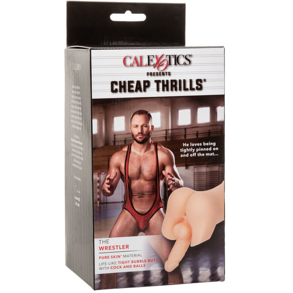Cheap Thrills The Wrestler Tight Bubble Butt with Cock & Balls Stroker