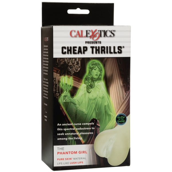 CalExotics Cheap Thrills The Phantom Girl Glow-In-The-Dark Masturbation Stroker - Extreme Toyz Singapore - https://extremetoyz.com.sg - Sex Toys and Lingerie Online Store - Bondage Gear / Vibrators / Electrosex Toys / Wireless Remote Control Vibes / Sexy Lingerie and Role Play / BDSM / Dungeon Furnitures / Dildos and Strap Ons &nbsp;/ Anal and Prostate Massagers / Anal Douche and Cleaning Aide / Delay Sprays and Gels / Lubricants and more...