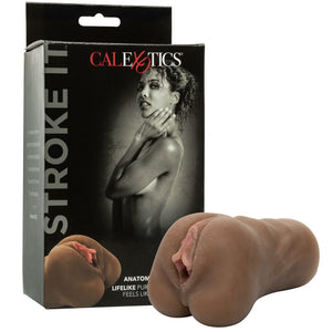 CalExotics Stroke It Pussy Stroker - Brown - Extreme Toyz Singapore - https://extremetoyz.com.sg - Sex Toys and Lingerie Online Store - Bondage Gear / Vibrators / Electrosex Toys / Wireless Remote Control Vibes / Sexy Lingerie and Role Play / BDSM / Dungeon Furnitures / Dildos and Strap Ons &nbsp;/ Anal and Prostate Massagers / Anal Douche and Cleaning Aide / Delay Sprays and Gels / Lubricants and more...