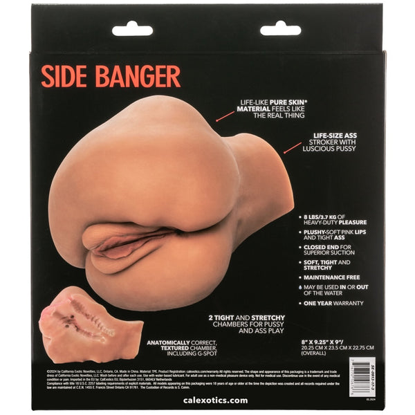 Stroke It Life-Size Side Banger Masturbator - Brown