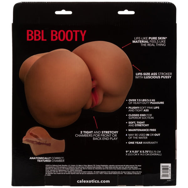 Stroke It Life-Size BBL Booty Masturbator - Brown