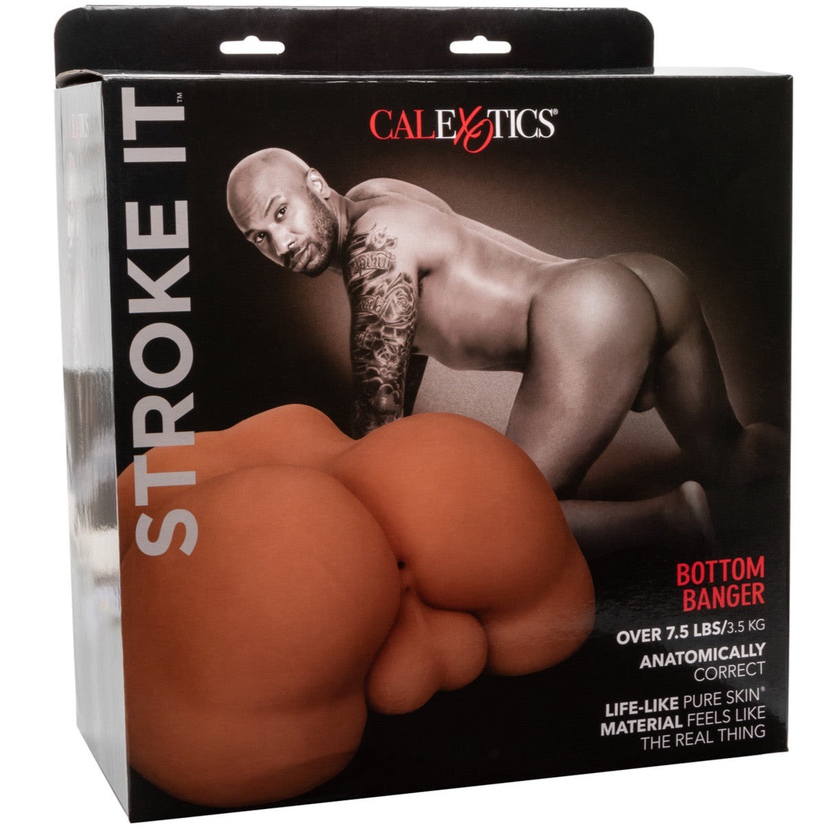 CalExotics Stroke It Bottom Banger Masturbator - Brown - Extreme Toyz Singapore - https://extremetoyz.com.sg - Sex Toys and Lingerie Online Store - Bondage Gear / Vibrators / Electrosex Toys / Wireless Remote Control Vibes / Sexy Lingerie and Role Play / BDSM / Dungeon Furnitures / Dildos and Strap Ons &nbsp;/ Anal and Prostate Massagers / Anal Douche and Cleaning Aide / Delay Sprays and Gels / Lubricants and more...