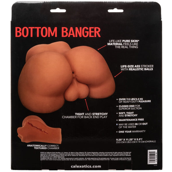 CalExotics Stroke It Bottom Banger Masturbator - Brown - Extreme Toyz Singapore - https://extremetoyz.com.sg - Sex Toys and Lingerie Online Store - Bondage Gear / Vibrators / Electrosex Toys / Wireless Remote Control Vibes / Sexy Lingerie and Role Play / BDSM / Dungeon Furnitures / Dildos and Strap Ons &nbsp;/ Anal and Prostate Massagers / Anal Douche and Cleaning Aide / Delay Sprays and Gels / Lubricants and more...