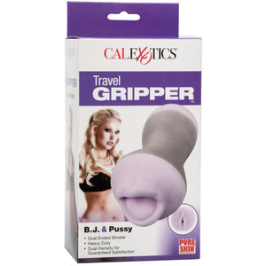 CalExotics The Gripper Travel Gripper B.J. & Pussy Masturbator - Extreme Toyz Singapore - https://extremetoyz.com.sg - Sex Toys and Lingerie Online Store - Bondage Gear / Vibrators / Electrosex Toys / Wireless Remote Control Vibes / Sexy Lingerie and Role Play / BDSM / Dungeon Furnitures / Dildos and Strap Ons &nbsp;/ Anal and Prostate Massagers / Anal Douche and Cleaning Aide / Delay Sprays and Gels / Lubricants and more...