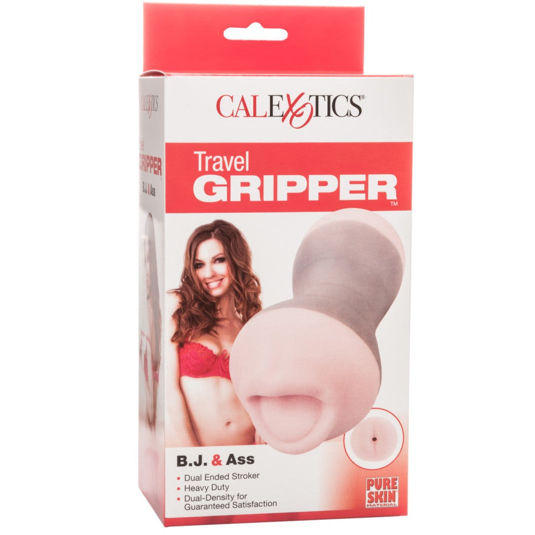 CalExotics The Gripper Travel Gripper B.J. & Ass Masturbator - Extreme Toyz Singapore - https://extremetoyz.com.sg - Sex Toys and Lingerie Online Store - Bondage Gear / Vibrators / Electrosex Toys / Wireless Remote Control Vibes / Sexy Lingerie and Role Play / BDSM / Dungeon Furnitures / Dildos and Strap Ons &nbsp;/ Anal and Prostate Massagers / Anal Douche and Cleaning Aide / Delay Sprays and Gels / Lubricants and more...