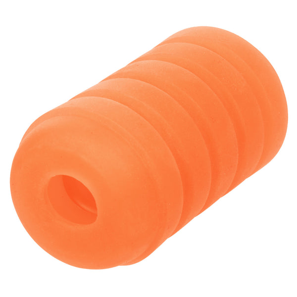 CalExotics Pop Sock! Ribbed Stroker - Orange - Extreme Toyz Singapore - https://extremetoyz.com.sg - Sex Toys and Lingerie Online Store - Bondage Gear / Vibrators / Electrosex Toys / Wireless Remote Control Vibes / Sexy Lingerie and Role Play / BDSM / Dungeon Furnitures / Dildos and Strap Ons &nbsp;/ Anal and Prostate Massagers / Anal Douche and Cleaning Aide / Delay Sprays and Gels / Lubricants and more...