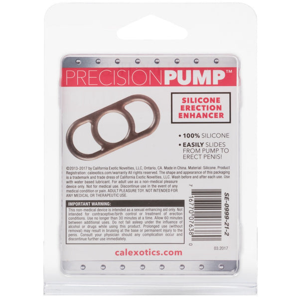 CalExotics Precision Pump Silicone Erection Enhancer - Smoke - Extreme Toyz Singapore - https://extremetoyz.com.sg - Sex Toys and Lingerie Online Store - Bondage Gear / Vibrators / Electrosex Toys / Wireless Remote Control Vibes / Sexy Lingerie and Role Play / BDSM / Dungeon Furnitures / Dildos and Strap Ons &nbsp;/ Anal and Prostate Massagers / Anal Douche and Cleaning Aide / Delay Sprays and Gels / Lubricants and more...