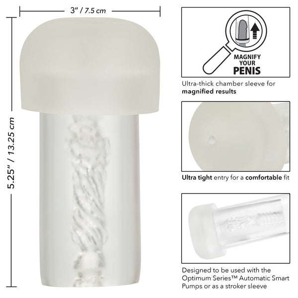 CalExotics Optimum Series Automatic Smart Pump Replacement Sleeve - Extreme Toyz Singapore - https://extremetoyz.com.sg - Sex Toys and Lingerie Online Store - Bondage Gear / Vibrators / Electrosex Toys / Wireless Remote Control Vibes / Sexy Lingerie and Role Play / BDSM / Dungeon Furnitures / Dildos and Strap Ons &nbsp;/ Anal and Prostate Massagers / Anal Douche and Cleaning Aide / Delay Sprays and Gels / Lubricants and more...