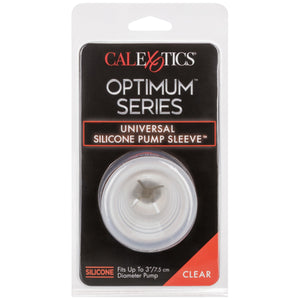 CalExotics Optimum Series Universal Silicone Pump Sleeve - Clear - Extreme Toyz Singapore - https://extremetoyz.com.sg - Sex Toys and Lingerie Online Store - Bondage Gear / Vibrators / Electrosex Toys / Wireless Remote Control Vibes / Sexy Lingerie and Role Play / BDSM / Dungeon Furnitures / Dildos and Strap Ons &nbsp;/ Anal and Prostate Massagers / Anal Douche and Cleaning Aide / Delay Sprays and Gels / Lubricants and more...