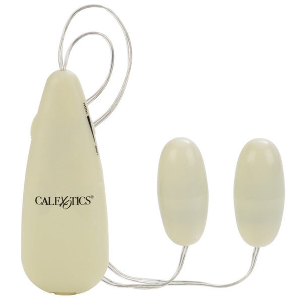 CalExotics Pocket Exotics Glow-in-the-Dark Double Bullets - Extreme Toyz Singapore - https://extremetoyz.com.sg - Sex Toys and Lingerie Online Store - Bondage Gear / Vibrators / Electrosex Toys / Wireless Remote Control Vibes / Sexy Lingerie and Role Play / BDSM / Dungeon Furnitures / Dildos and Strap Ons &nbsp;/ Anal and Prostate Massagers / Anal Douche and Cleaning Aide / Delay Sprays and Gels / Lubricants and more...