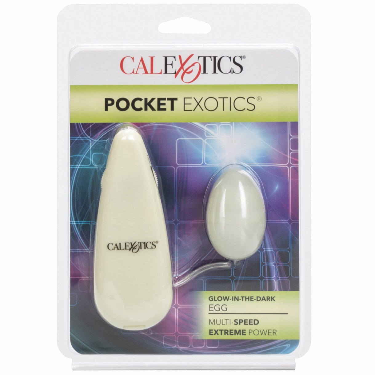 CalExotics Pocket Exotics Glow-in-the-Dark Egg - Extreme Toyz Singapore - https://extremetoyz.com.sg - Sex Toys and Lingerie Online Store - Bondage Gear / Vibrators / Electrosex Toys / Wireless Remote Control Vibes / Sexy Lingerie and Role Play / BDSM / Dungeon Furnitures / Dildos and Strap Ons &nbsp;/ Anal and Prostate Massagers / Anal Douche and Cleaning Aide / Delay Sprays and Gels / Lubricants and more...