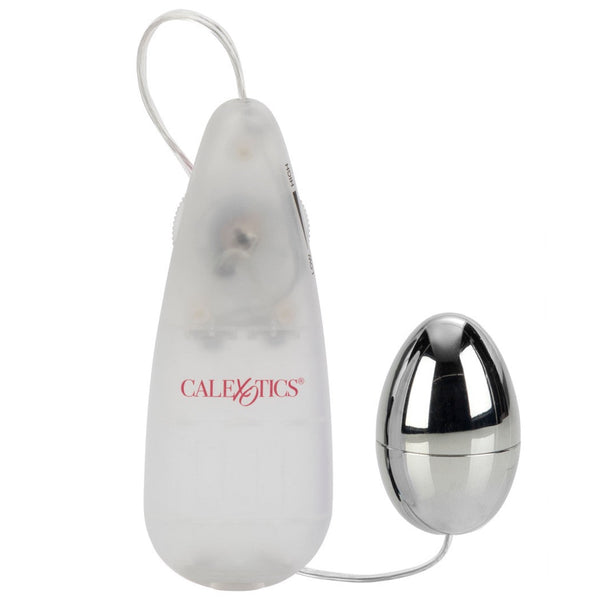 CalExotics Pocket Exotics Vibrating Silver Egg - Extreme Toyz Singapore - https://extremetoyz.com.sg - Sex Toys and Lingerie Online Store - Bondage Gear / Vibrators / Electrosex Toys / Wireless Remote Control Vibes / Sexy Lingerie and Role Play / BDSM / Dungeon Furnitures / Dildos and Strap Ons &nbsp;/ Anal and Prostate Massagers / Anal Douche and Cleaning Aide / Delay Sprays and Gels / Lubricants and more...