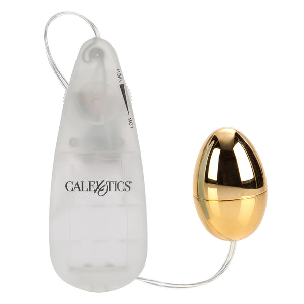 CalExotics Pocket Exotics Vibrating Gold Egg - Extreme Toyz Singapore - https://extremetoyz.com.sg - Sex Toys and Lingerie Online Store - Bondage Gear / Vibrators / Electrosex Toys / Wireless Remote Control Vibes / Sexy Lingerie and Role Play / BDSM / Dungeon Furnitures / Dildos and Strap Ons &nbsp;/ Anal and Prostate Massagers / Anal Douche and Cleaning Aide / Delay Sprays and Gels / Lubricants and more...