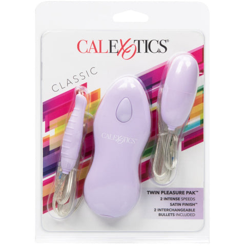 CalExotics Classic Twin Pleasure Pak Bullet Vibrator - Extreme Toyz Singapore - https://extremetoyz.com.sg - Sex Toys and Lingerie Online Store - Bondage Gear / Vibrators / Electrosex Toys / Wireless Remote Control Vibes / Sexy Lingerie and Role Play / BDSM / Dungeon Furnitures / Dildos and Strap Ons &nbsp;/ Anal and Prostate Massagers / Anal Douche and Cleaning Aide / Delay Sprays and Gels / Lubricants and more...