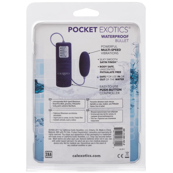 CalExotics Pocket Exotics Waterproof Bullet - Extreme Toyz Singapore - https://extremetoyz.com.sg - Sex Toys and Lingerie Online Store - Bondage Gear / Vibrators / Electrosex Toys / Wireless Remote Control Vibes / Sexy Lingerie and Role Play / BDSM / Dungeon Furnitures / Dildos and Strap Ons &nbsp;/ Anal and Prostate Massagers / Anal Douche and Cleaning Aide / Delay Sprays and Gels / Lubricants and more...