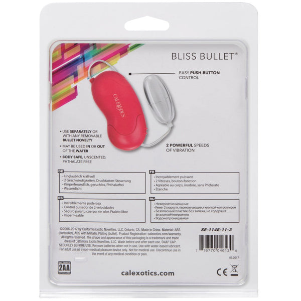 CalExotics Classic Bliss Bullet Vibrator - Red - Extreme Toyz Singapore - https://extremetoyz.com.sg - Sex Toys and Lingerie Online Store - Bondage Gear / Vibrators / Electrosex Toys / Wireless Remote Control Vibes / Sexy Lingerie and Role Play / BDSM / Dungeon Furnitures / Dildos and Strap Ons &nbsp;/ Anal and Prostate Massagers / Anal Douche and Cleaning Aide / Delay Sprays and Gels / Lubricants and more...