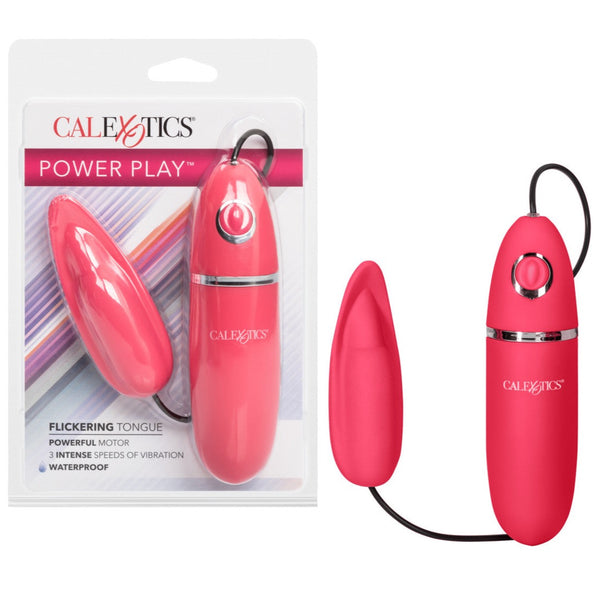 CalExotics Power Play Flickering Tongue Vibrator - Extreme Toyz Singapore - https://extremetoyz.com.sg - Sex Toys and Lingerie Online Store - Bondage Gear / Vibrators / Electrosex Toys / Wireless Remote Control Vibes / Sexy Lingerie and Role Play / BDSM / Dungeon Furnitures / Dildos and Strap Ons &nbsp;/ Anal and Prostate Massagers / Anal Douche and Cleaning Aide / Delay Sprays and Gels / Lubricants and more...